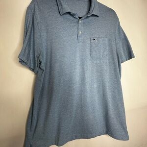 Vineyard Vines Blue Polo Shirt Classic Design